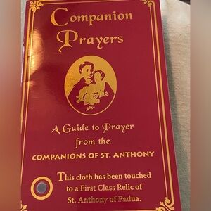 🍀 $12bunfle Companion prayers palm sized booklet- large print 56 pgs